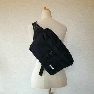 MSGM - 【新品・未使用】MSGM ロゴ ベルトバッグ クロスボディバッグ ブラック