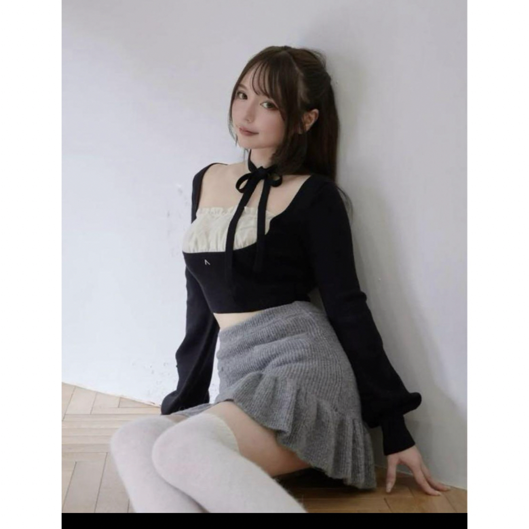 2023年激安 Ruffle andmary Frill mew Dress frill - tops Dark 正規品