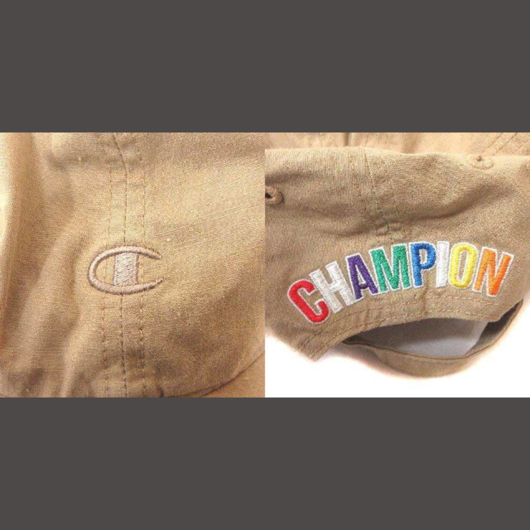 Champion(チャンピオン)のチャンピオン 帽子 キャップ 野球帽 ロゴ刺繍 F 58 ベージュ /CT レディースの帽子(キャップ)の商品写真