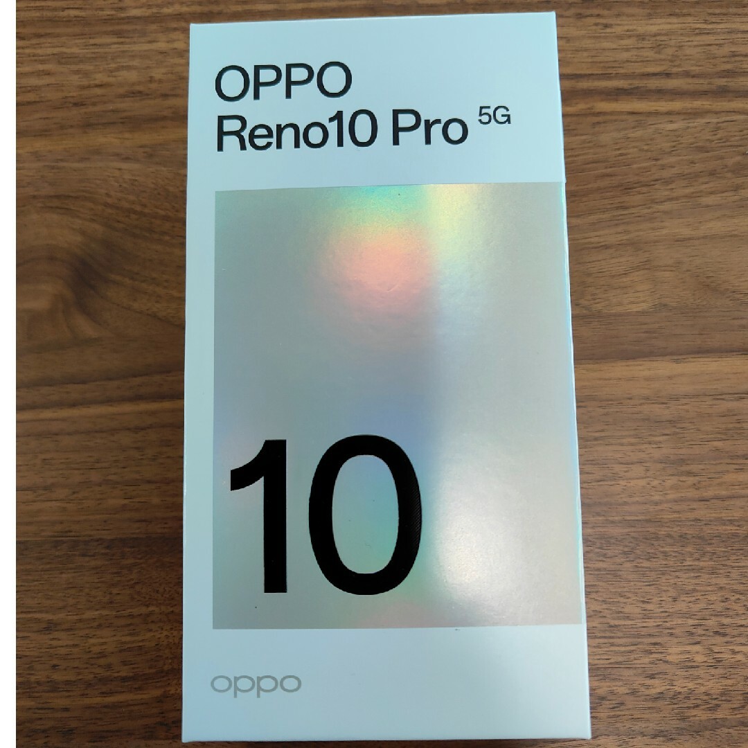 新品未使用　OPPO Reno10 Pro 5G  シルバーグレー　アダプタ無 スマホ/家電/カメラのスマートフォン/携帯電話(スマートフォン本体)の商品写真