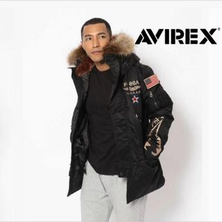 AVIREX フーディッドカスタムダウンジャケット 2XL