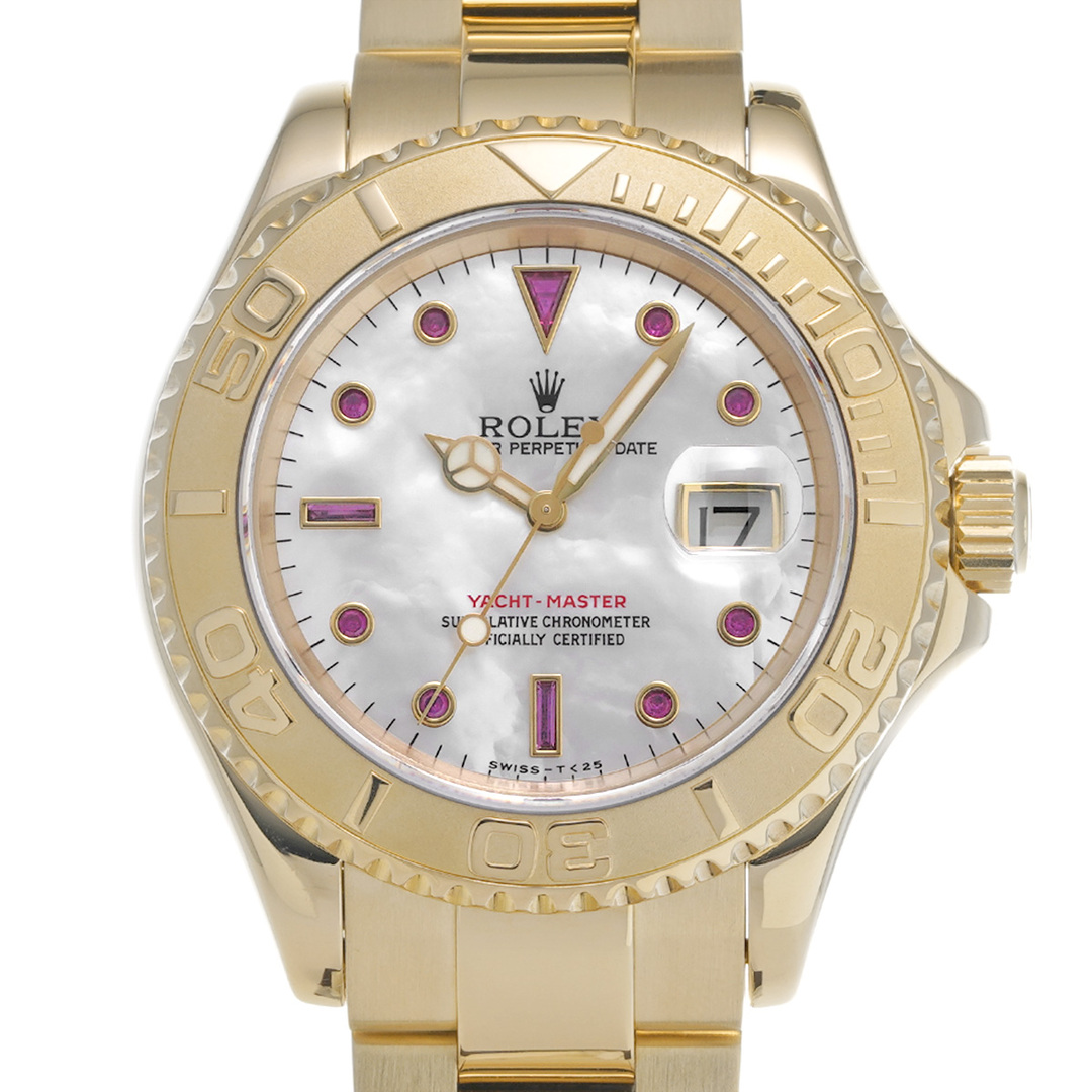 ROLEX(ロレックス)の中古 ロレックス ROLEX 16628NGR T番(1997年頃製造) ホワイトシェル /ルビー メンズ 腕時計 メンズの時計(腕時計(アナログ))の商品写真