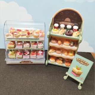 🌼sale🌼ミニチュアケーキ🍰&パン🥐&看板3点set②ーB(ミニチュア)