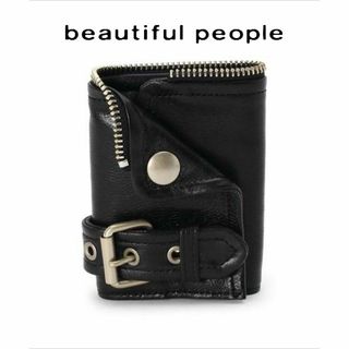 ビューティフルピープル(beautiful people)のbeautiful people ライダース ミニウォレット 0111(財布)