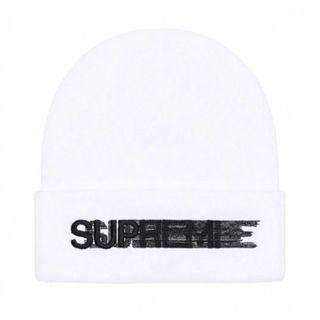 シュプリーム(Supreme)のWhite ☆ Motion Logo Beanie(ニット帽/ビーニー)