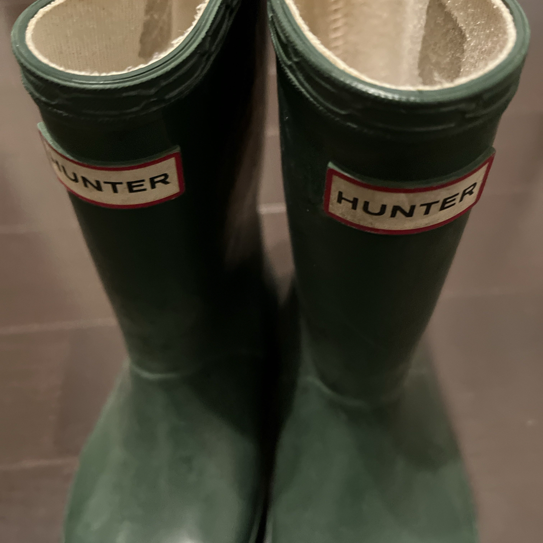 HUNTER(ハンター)のハンター　レインブーツ　キッズ　ブーツ キッズ/ベビー/マタニティのキッズ靴/シューズ(15cm~)(長靴/レインシューズ)の商品写真