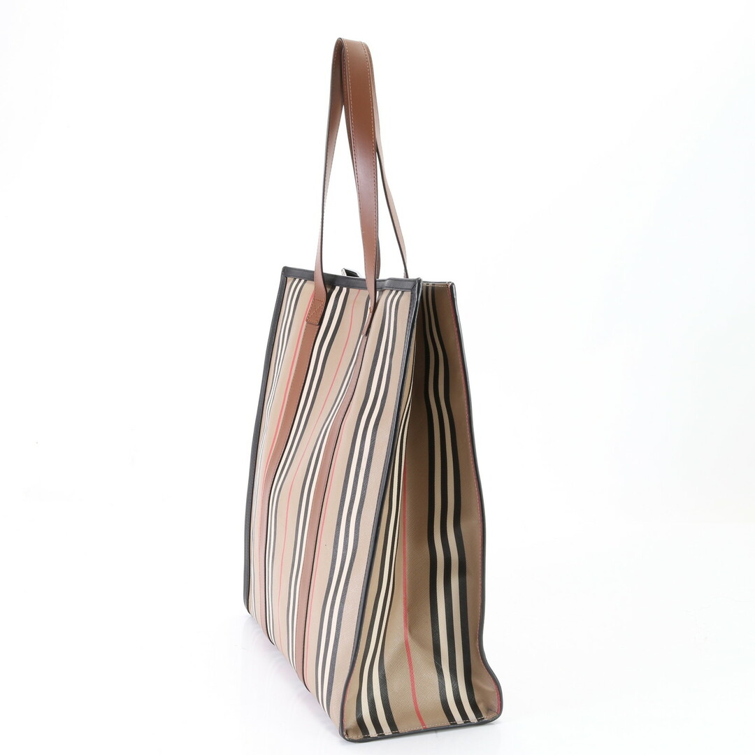 BURBERRY - 極美品 バーバリー アイコン ストライプ トート バッグ BURBERRY - 極美品 バーバリー アイコン ストライプ トート バッグ
