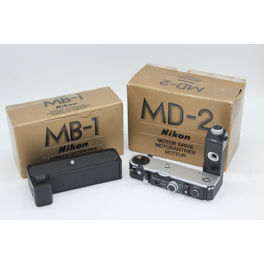 訳あり品】 【元箱付き】ニコン Nikon MD-2 MB-1 モータードライブ