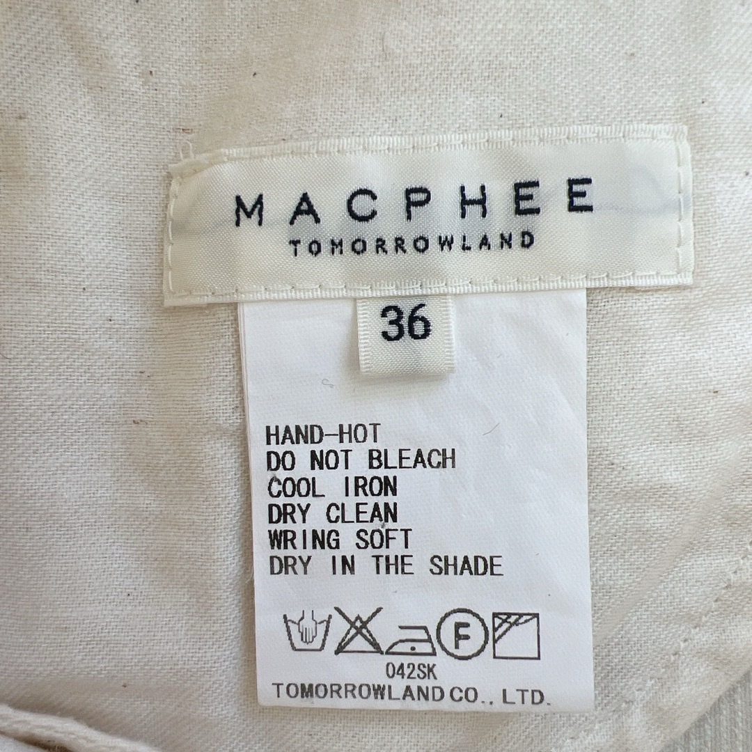 MACPHEE(マカフィー)の最終値下げMACPHEE TOMORROWLAND コーデュロイミニスカート36 レディースのスカート(ミニスカート)の商品写真