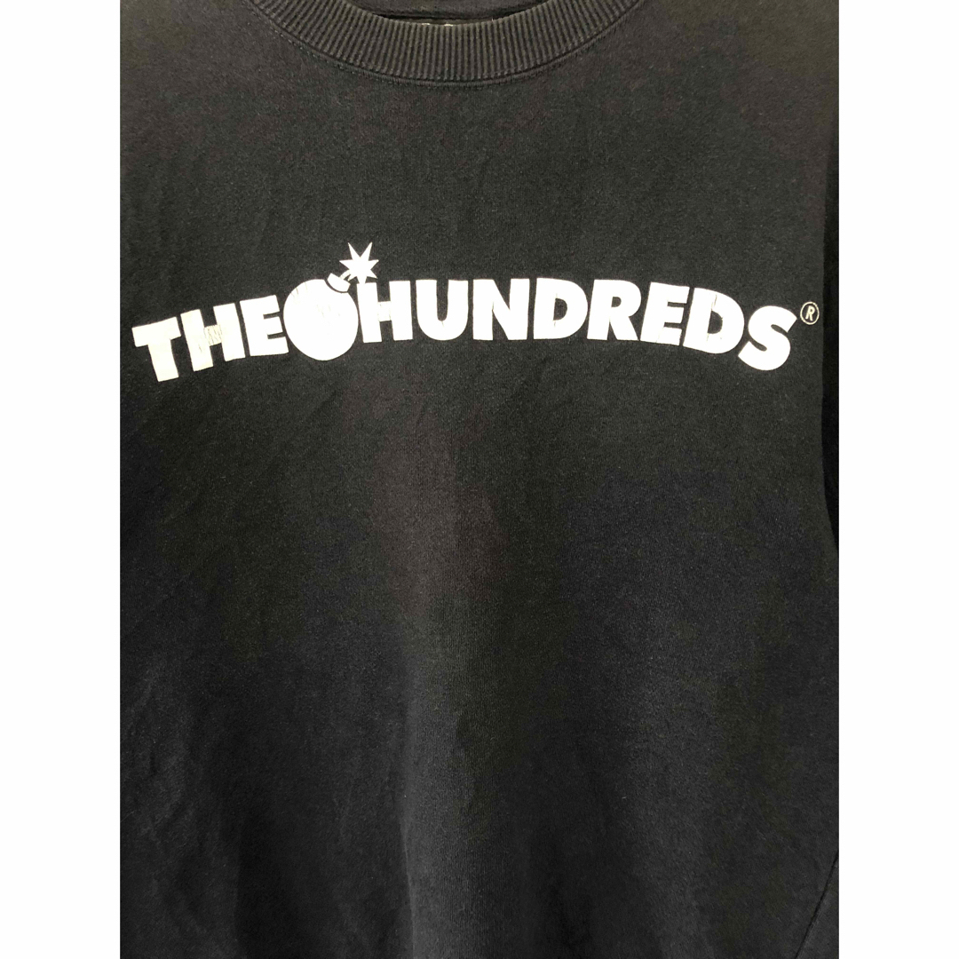 THE HUNDREDS(ザハンドレッツ)のTHE HUNDREDS　ザ・ハンドレッツ　スウェット　M　黒　USA古着 メンズのトップス(スウェット)の商品写真