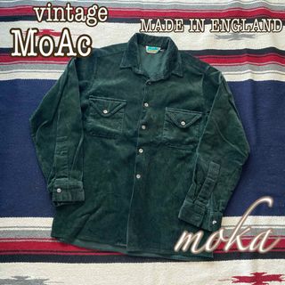 ヴィンテージ(VINTAGE)のvintage MoAc コーデュロイ シャツ イングランド製(シャツ)