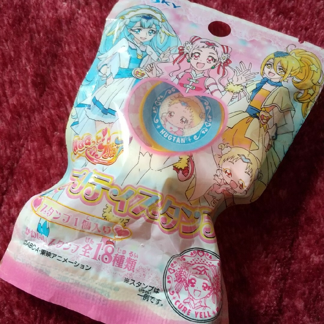 プリキュア3点セット♥️キラキラ✨クリスタルネックレス&スタンプ&ヨーヨー エンタメ/ホビーのアニメグッズ(その他)の商品写真