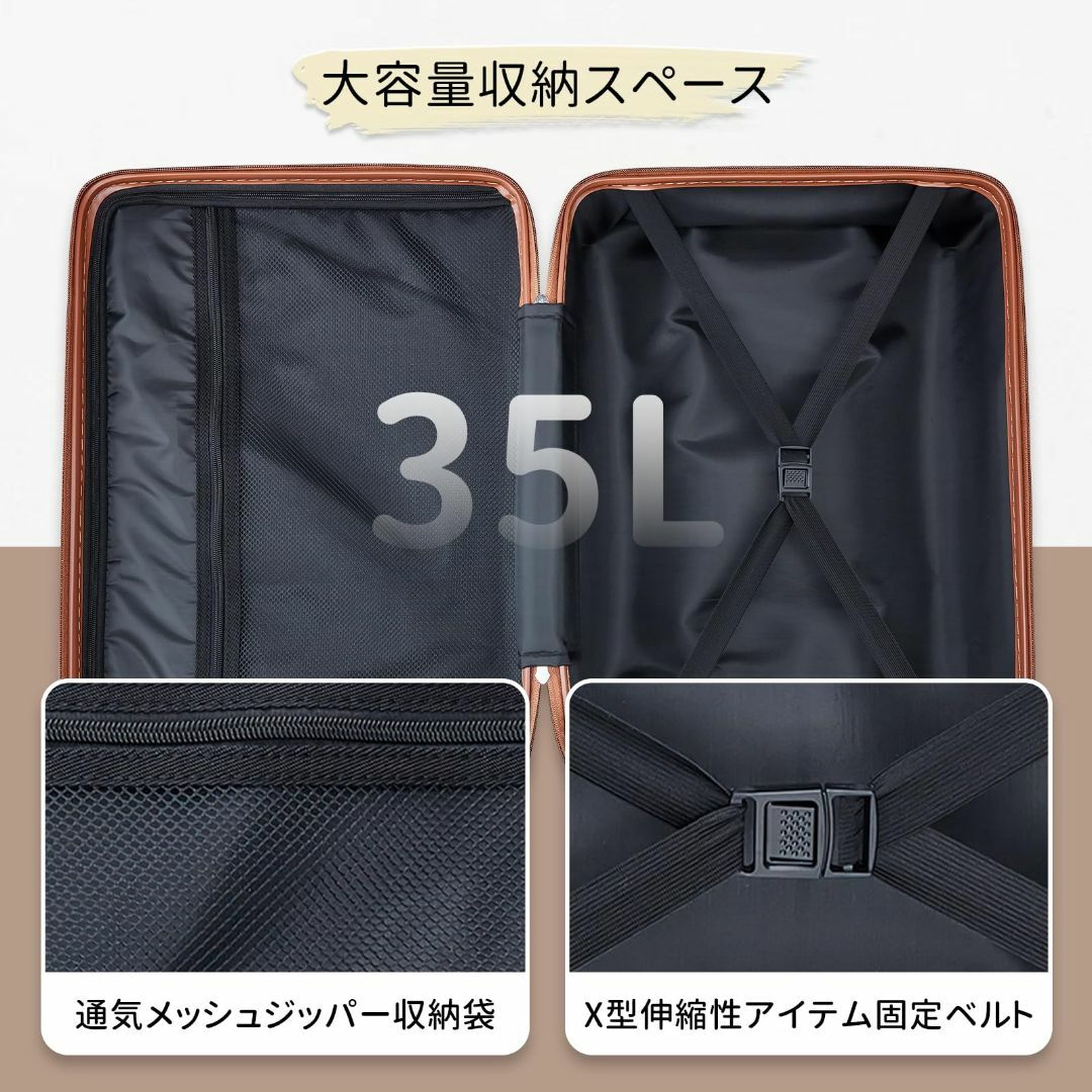 【色: ブラック・ドット・機内持込（1-3泊/35L）】Joyway スーツケーその他