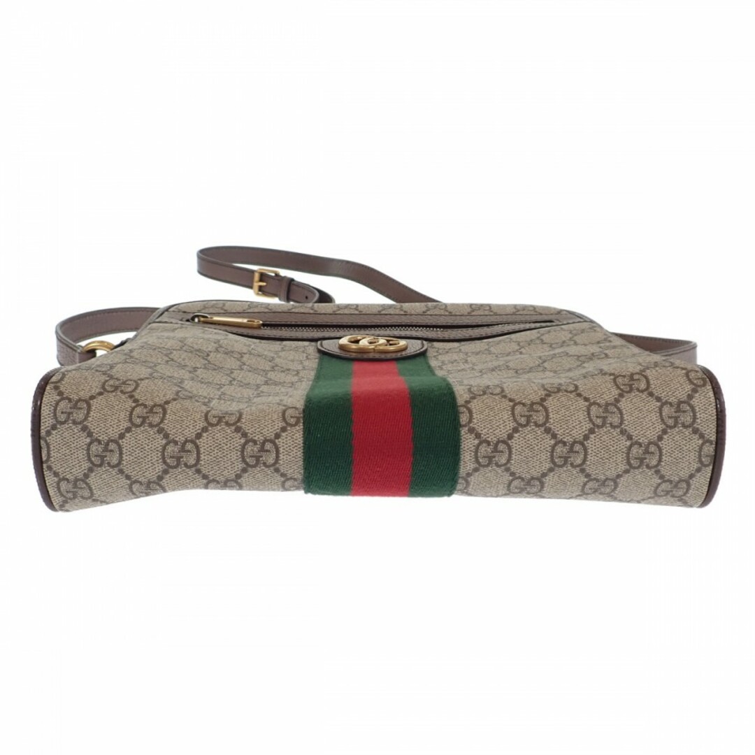 Gucci(グッチ)の【中古】【Aランク】GUCCI グッチ オフィディア GGスプリーム メッセンジャーバッグ ショルダーバッグ 547934 96IWT PVC レザー ブラウン メンズ【ISEYA】 メンズのバッグ(ショルダーバッグ)の商品写真