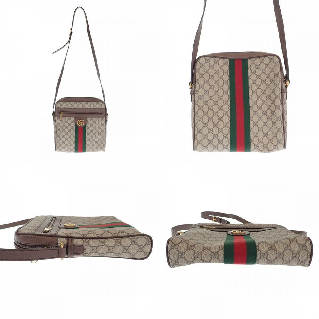 Gucci(グッチ)の【中古】【Aランク】GUCCI グッチ オフィディア GGスプリーム メッセンジャーバッグ ショルダーバッグ 547934 96IWT PVC レザー ブラウン メンズ【ISEYA】 メンズのバッグ(ショルダーバッグ)の商品写真