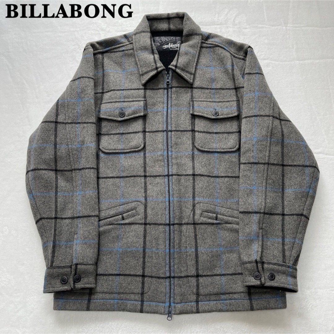 billabong(ビラボン)の【希少】OLD BILLABONG ビラボン ウィンドウペン スポーツジャケット メンズのジャケット/アウター(その他)の商品写真