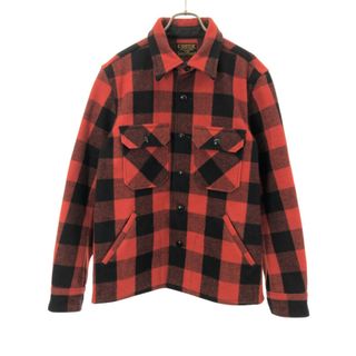 クーティー(COOTIE)のCOOTIE クーティ 12AW Wool Check Cruiser Jacket ウールチェックジャケット レッド XL(その他)