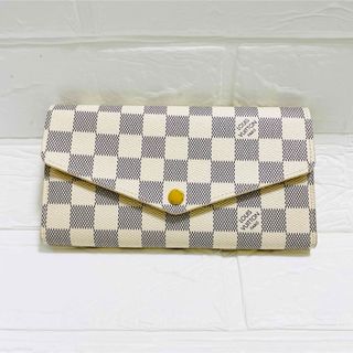 ルイヴィトン(LOUIS VUITTON)の美品 ルイヴィトン アズール ポルトフォイユサラ 長財布(財布)