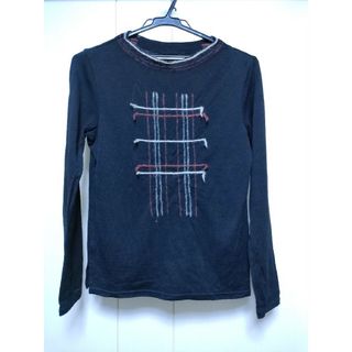 ヒロココシノ(HIROKO KOSHINO)のコシノヒロコ　TRUNK ウール100%　長袖　Tops　毛糸アート　Mサイズ(カットソー(長袖/七分))