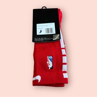 ナイキ(NIKE)のブルズ色Grip Quick CrewソックスNike NBA選手支給品Lサイズ(バスケットボール)