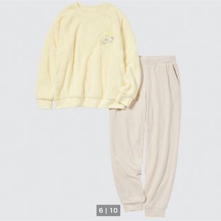 ユニクロ(UNIQLO)の【新品】ユニクロ ちいかわ　うさぎ キティ ルームウェア　パジャマ S(ルームウェア)