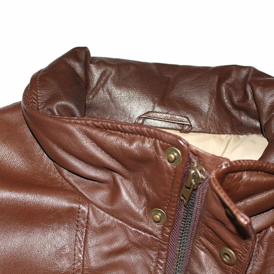 Eddie Bauer(エディーバウアー)の80’s90’s EDDIE BAUER LEATHER DOWN JACKET メンズのジャケット/アウター(レザージャケット)の商品写真