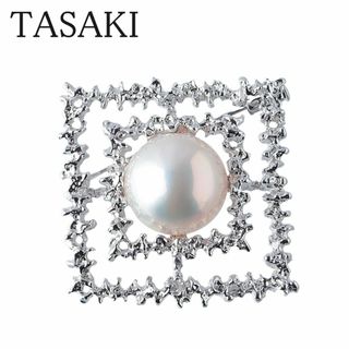 タサキ(TASAKI)のタサキ マベパール ペンダント ブローチ シルバー 15.5mm 美品 TASAKI 田崎真珠【15760】(ブローチ/コサージュ)