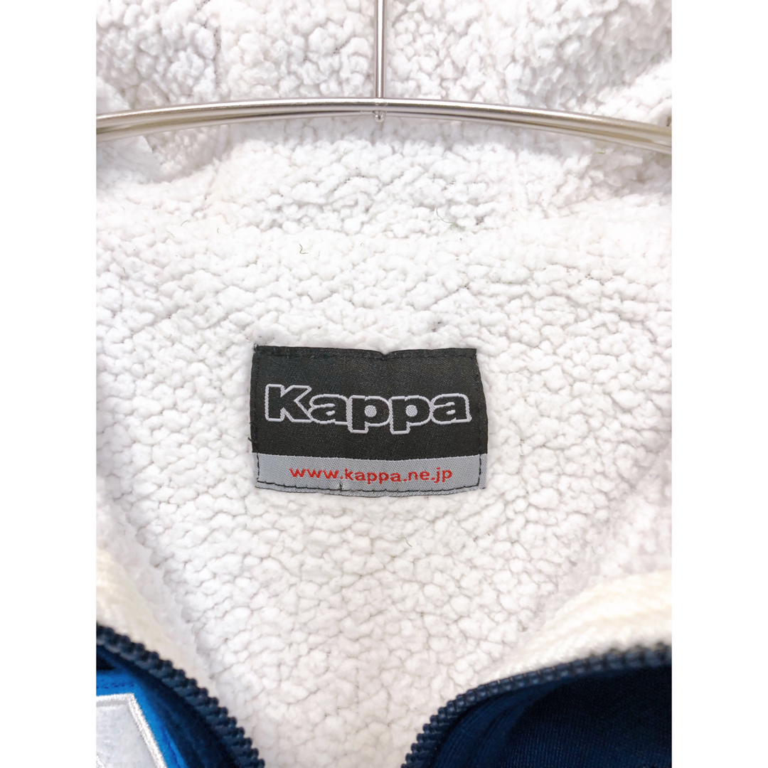 Kappa(カッパ)のkappa　カッパ　イタリア代表　ボアパーカー　L　ネイビー メンズのトップス(パーカー)の商品写真