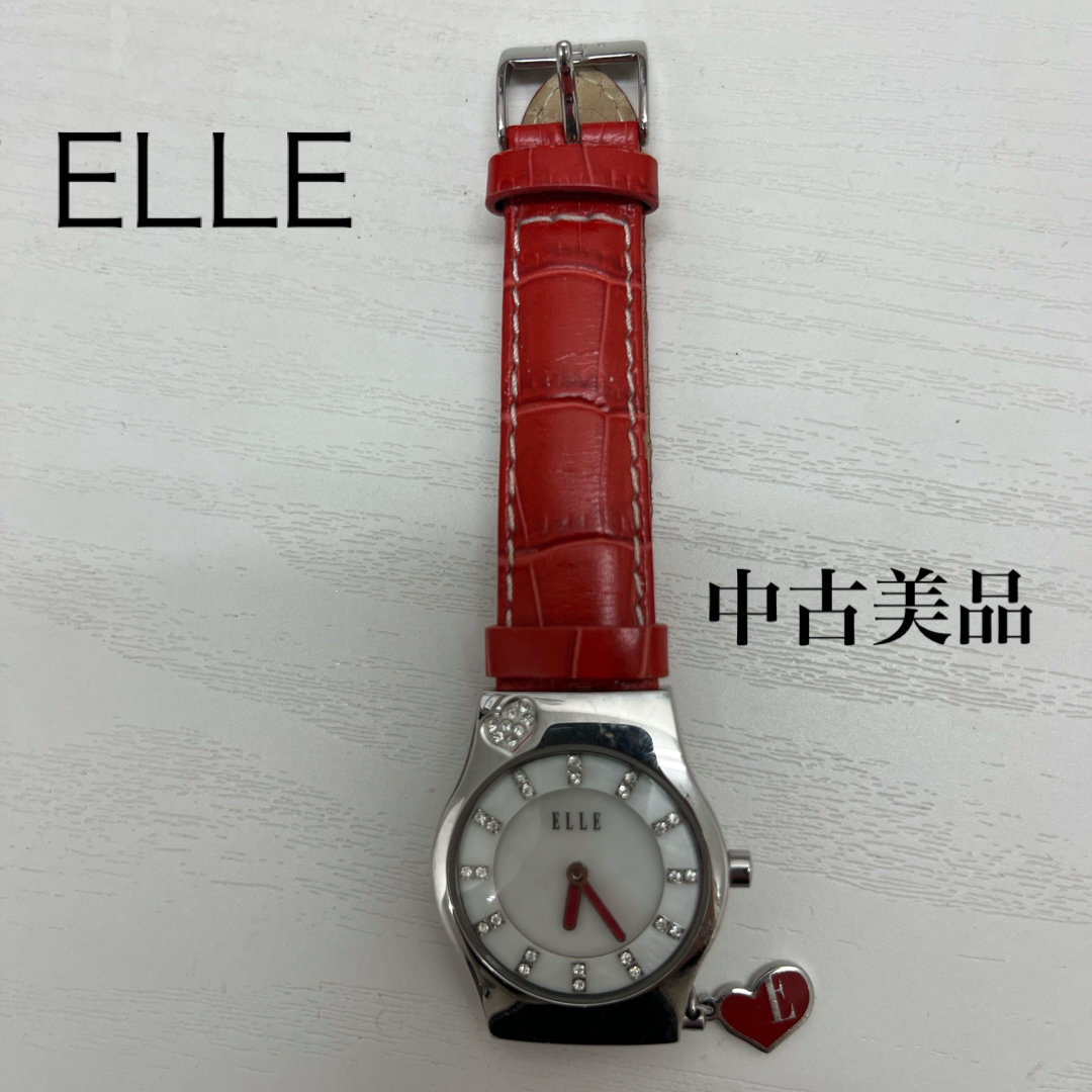 ELLE(エル)のELLE エル　レディース腕時計　中古美品 レディースのファッション小物(腕時計)の商品写真