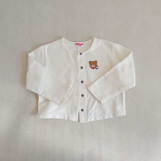 ミキハウス　カーディガン　Mikihouse Cardigan 110cm色赤