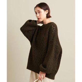 ビューティアンドユースユナイテッドアローズ(BEAUTY&YOUTH UNITED ARROWS)の★専用★BEAUTY & YOUTH  BY透かし編みケーブルニットプルオーバー(ニット/セーター)