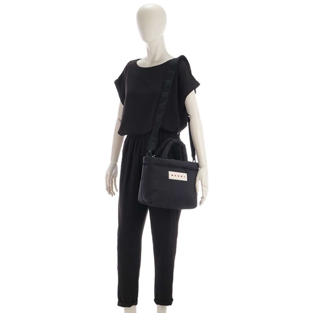 MARNI - マルニ MARNI トートバッグ PUFF ミニ E/W ハンドバッグ MARNI - マルニ MARNI トートバッグ PUFF ミニ E/W ハンドバッグ