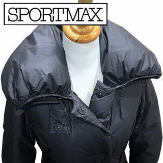 スポーツマックス(SPORTMAX（MAX MARA）)の美品 SPORTMAX スポーツマックス ダウンコート マックスマーラ　42(ダウンコート)