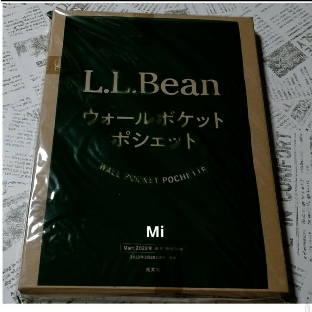 L.L.Bean(エルエルビーン)の184 Mart 2022年 春号 付録　エルエルビーン　ポシェット　壁掛け レディースのバッグ(ショルダーバッグ)の商品写真