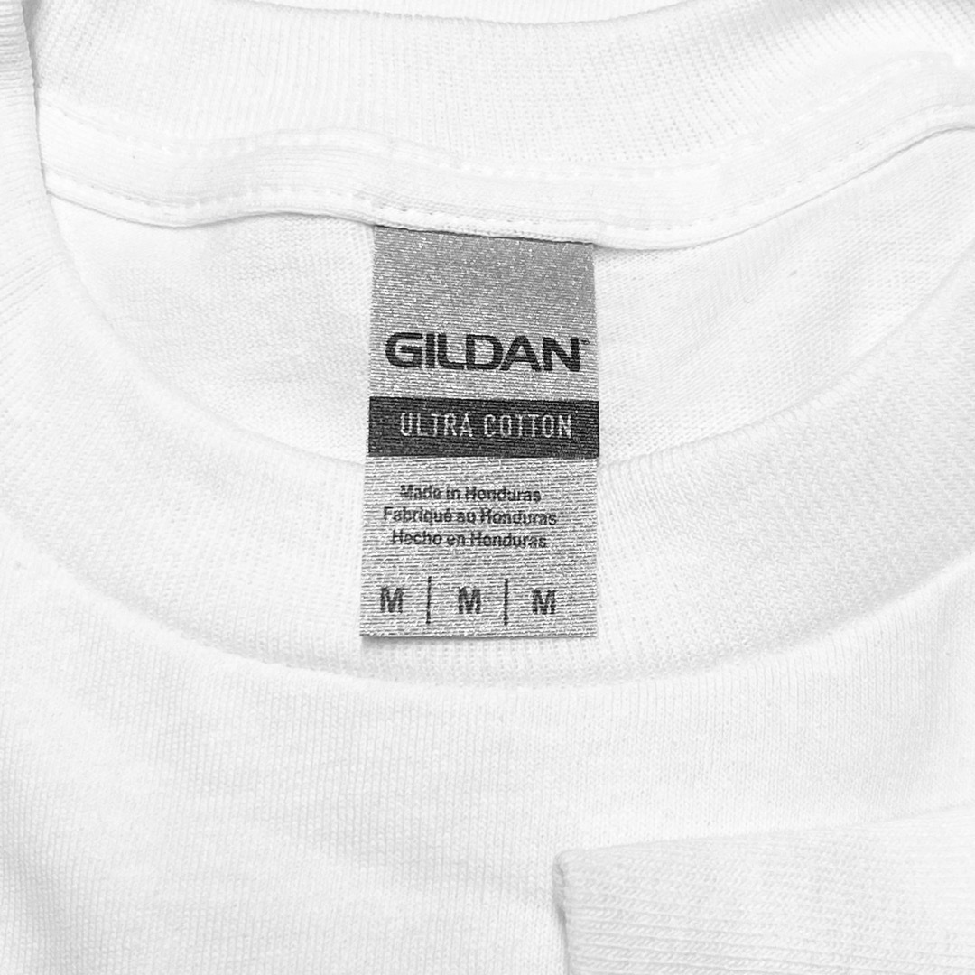 GILDAN(ギルタン)の【新品未使用】 ギルダン 6oz ウルトラコットン 無地ロンT 白黒2枚 M メンズのトップス(Tシャツ/カットソー(七分/長袖))の商品写真