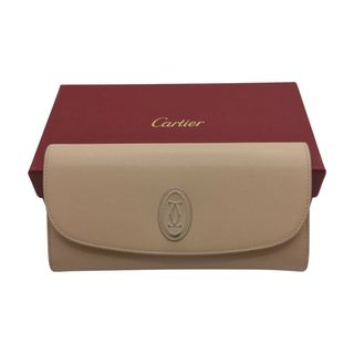 カルティエ(Cartier)の◎◎Cartier カルティエ 財布 長財布 Cartier  L3001819  パウダーベージュ 箱付 少々使用感有 L3001819 パウダーベージュ(財布)