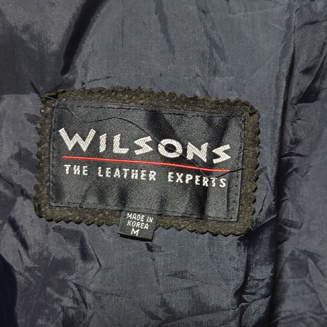 WILSONS】フリンジ付き レザーウエスタンジャケット A-1635の WILSONS】フリンジ付き レザーウエスタンジャケット A-1635の