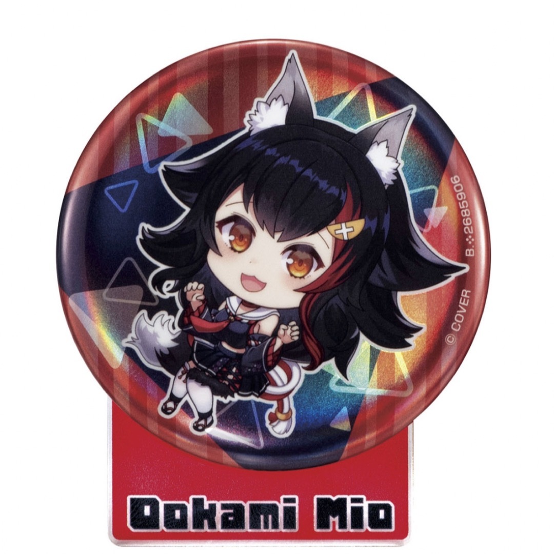 ホロライブ 開催記念缶バッジ&スタンドD 大神ミオの通販 by koi ホロライブ 開催記念缶バッジ&スタンドD 大神ミオの通販 by koi