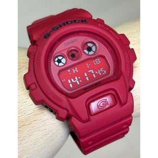 ジーショック(G-SHOCK)のG-SHOCK/35周年/レッドアウト/限定/DW-6900/時計/三つ目/美品(腕時計(デジタル))