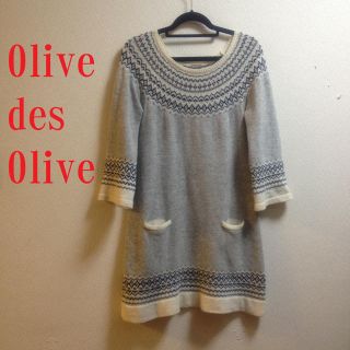 オリーブデオリーブ(OLIVEdesOLIVE)の送料込★ニットワンピ♡(ミニワンピース)