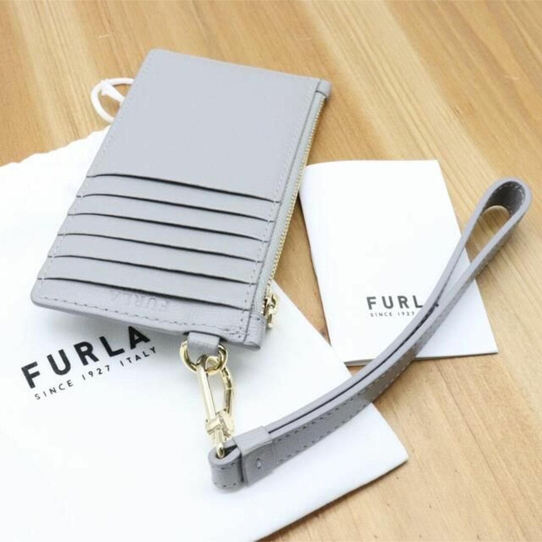 Furla(フルラ)の未使用 フルラ カード入れ コインケース グレー レディースのファッション小物(コインケース)の商品写真