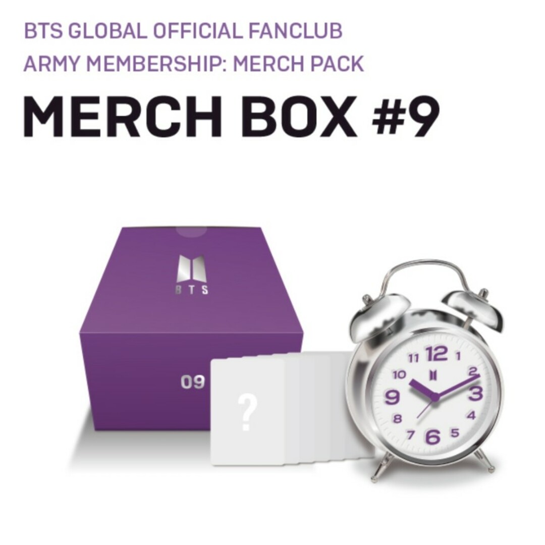 防弾少年団(BTS)(ボウダンショウネンダン)のBTS OFFICIAL FANCLUBマーチボックス 9 エンタメ/ホビーのタレントグッズ(アイドルグッズ)の商品写真