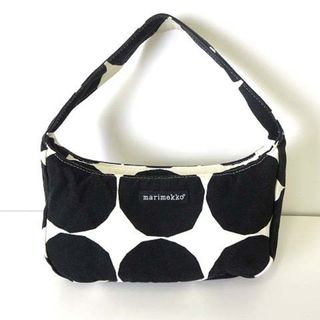 マリメッコ(marimekko)のマリメッコ marimekko ショルダーバッグ ウニッコ柄 白 黒(ショルダーバッグ)