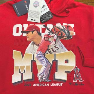 メジャーリーグベースボール(MLB)のOHTANI Anaheim Angels 2023y MVP HOODE(応援グッズ)