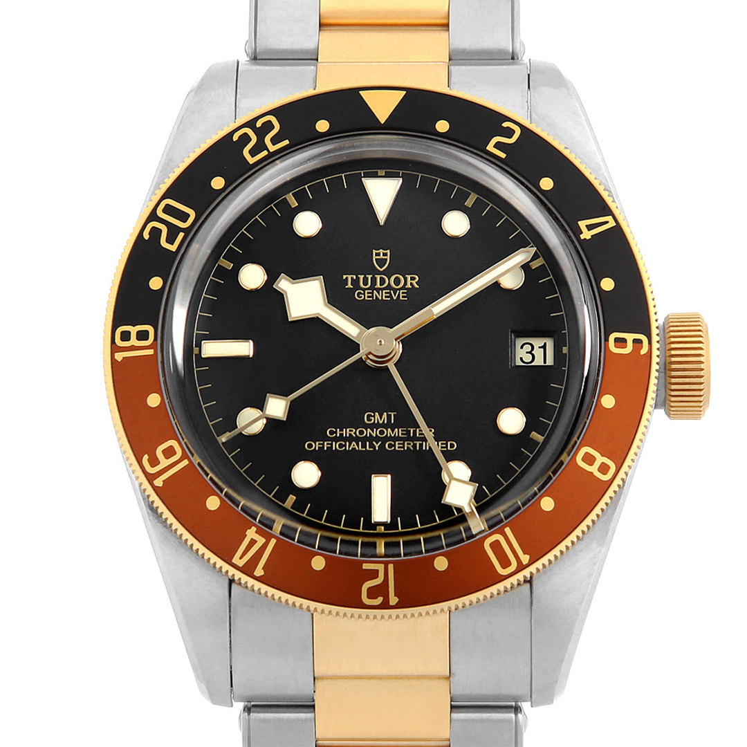 Tudor(チュードル)のチューダー ヘリテージ ブラックベイ GMT 79833MN メンズ 中古 メンズの時計(腕時計(アナログ))の商品写真