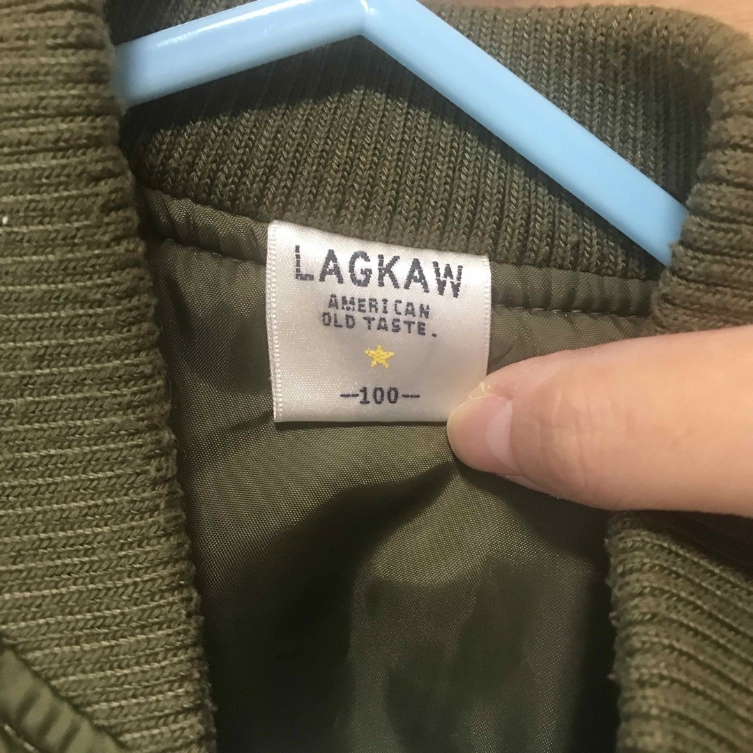 バースデイ(バースデイ)のLAGKAW / キッズ MA-1ブルゾン 100cm キッズ/ベビー/マタニティのキッズ服女の子用(90cm~)(ジャケット/上着)の商品写真