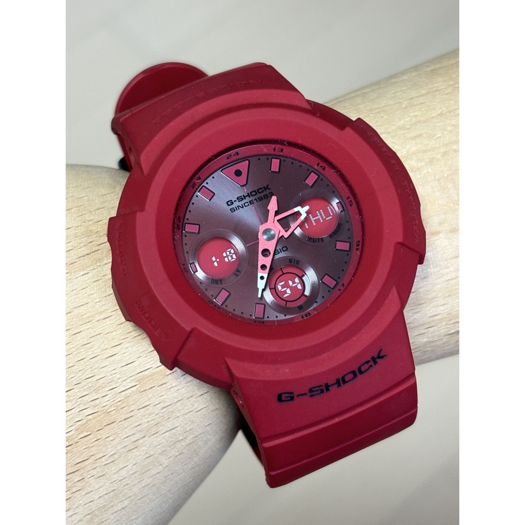 G-SHOCK(ジーショック)のG-SHOCK/35周年/レッドアウト/限定/AWG-535/電波ソーラー/時計 メンズの時計(腕時計(デジタル))の商品写真