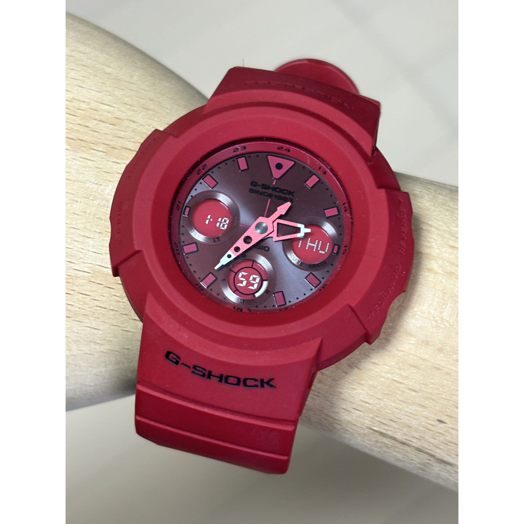 G-SHOCK(ジーショック)のG-SHOCK/35周年/レッドアウト/限定/AWG-535/電波ソーラー/時計 メンズの時計(腕時計(デジタル))の商品写真