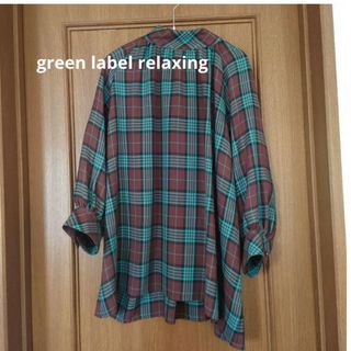 ユナイテッドアローズグリーンレーベルリラクシング(UNITED ARROWS green label relaxing)のgreen label relaxing　スタンドカラー七分袖ブラウス(シャツ/ブラウス(長袖/七分))