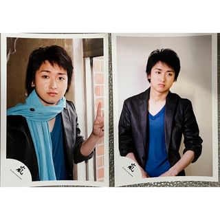 アラシ(嵐)の大野智　公式写真２枚(アイドルグッズ)